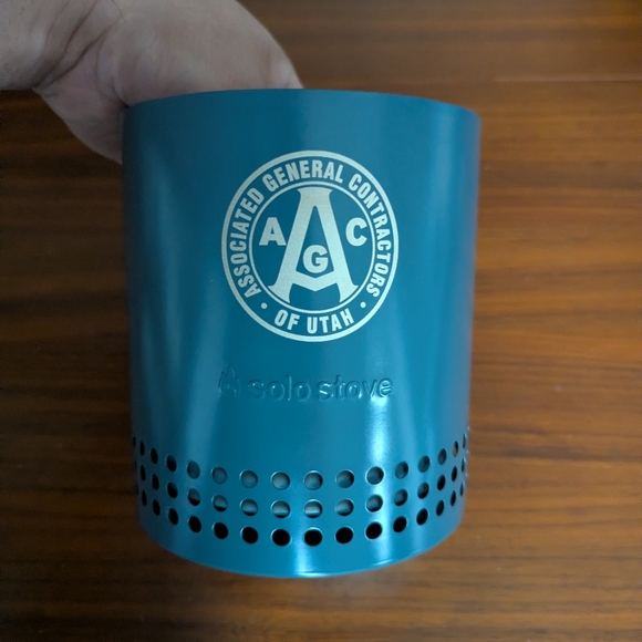 Solo Stove Mesa Smokeless Tabletop Fire Pit Water Blue New With Company Logo - Picture 5 of 6